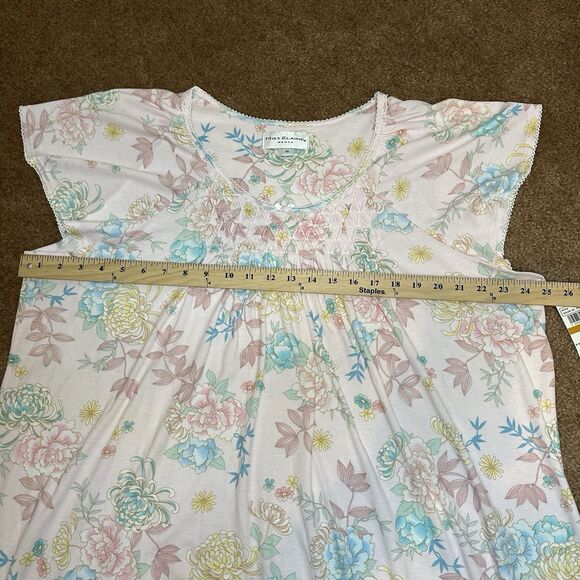 NWT Miss Elaine Women's Floral Nightgown – Size 3X – Cottagecore - Picture 3 of 10